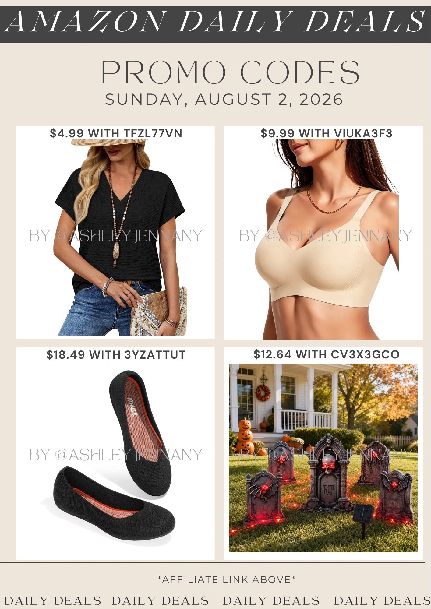 Amazon deals

#LTKSeasonal #LTKMidsize #LTKSaleAlert