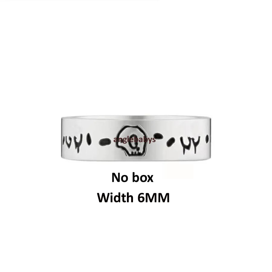 Fashion Unisex luxury Ring for Men Women Unisex Ghost Designer Rings Jewelry Sliver Color | DHGate