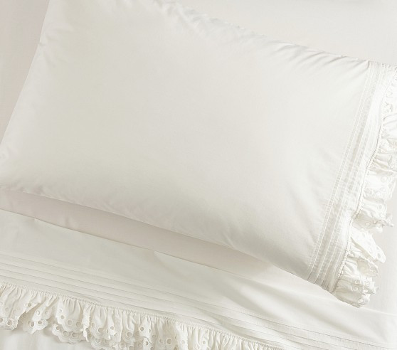 LoveShackFancy Eyelet Ruffle Sheet Set | Pottery Barn Kids