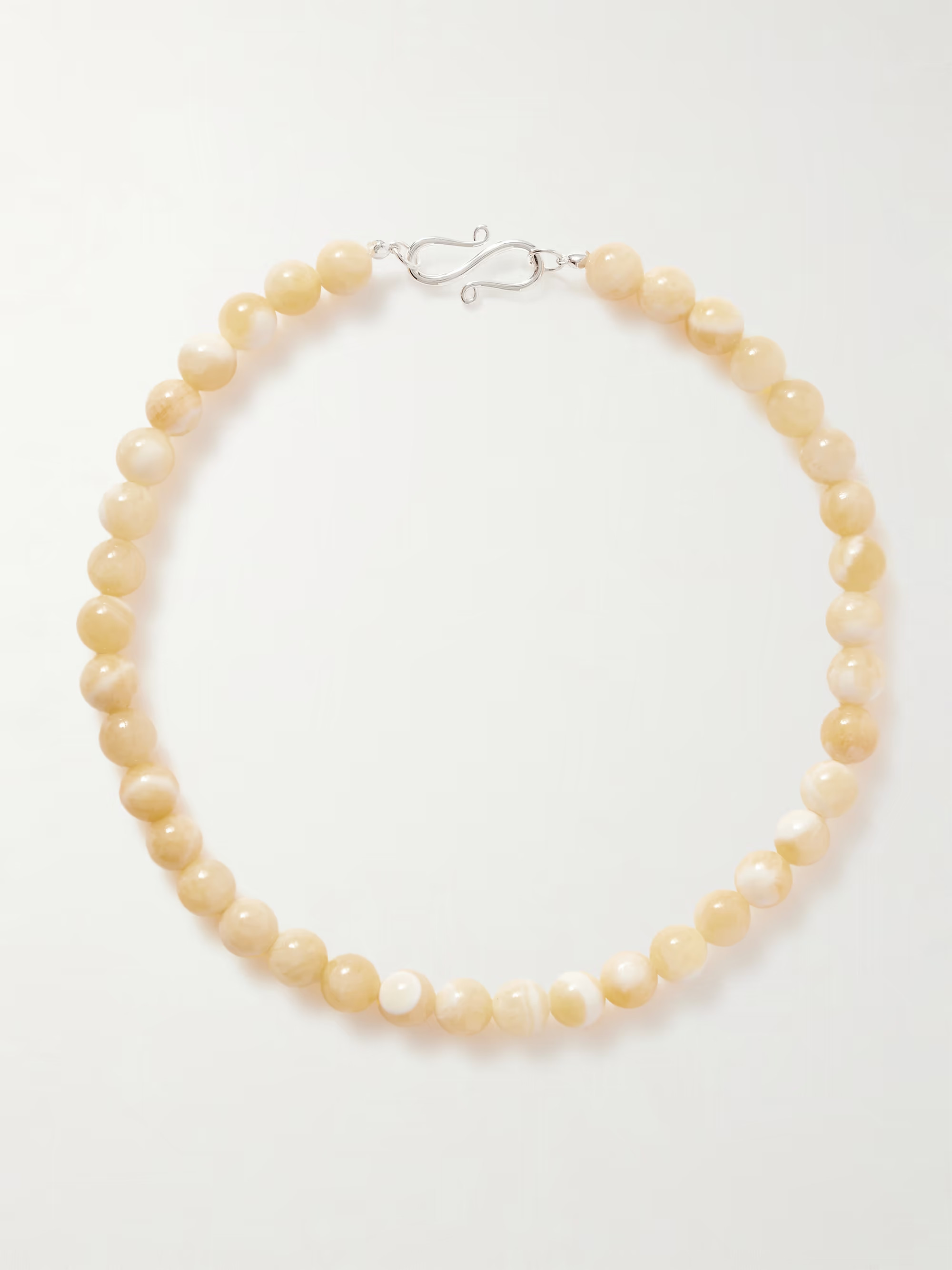 The Mary silver topaz jade necklace | NET-A-PORTER (UK & EU)