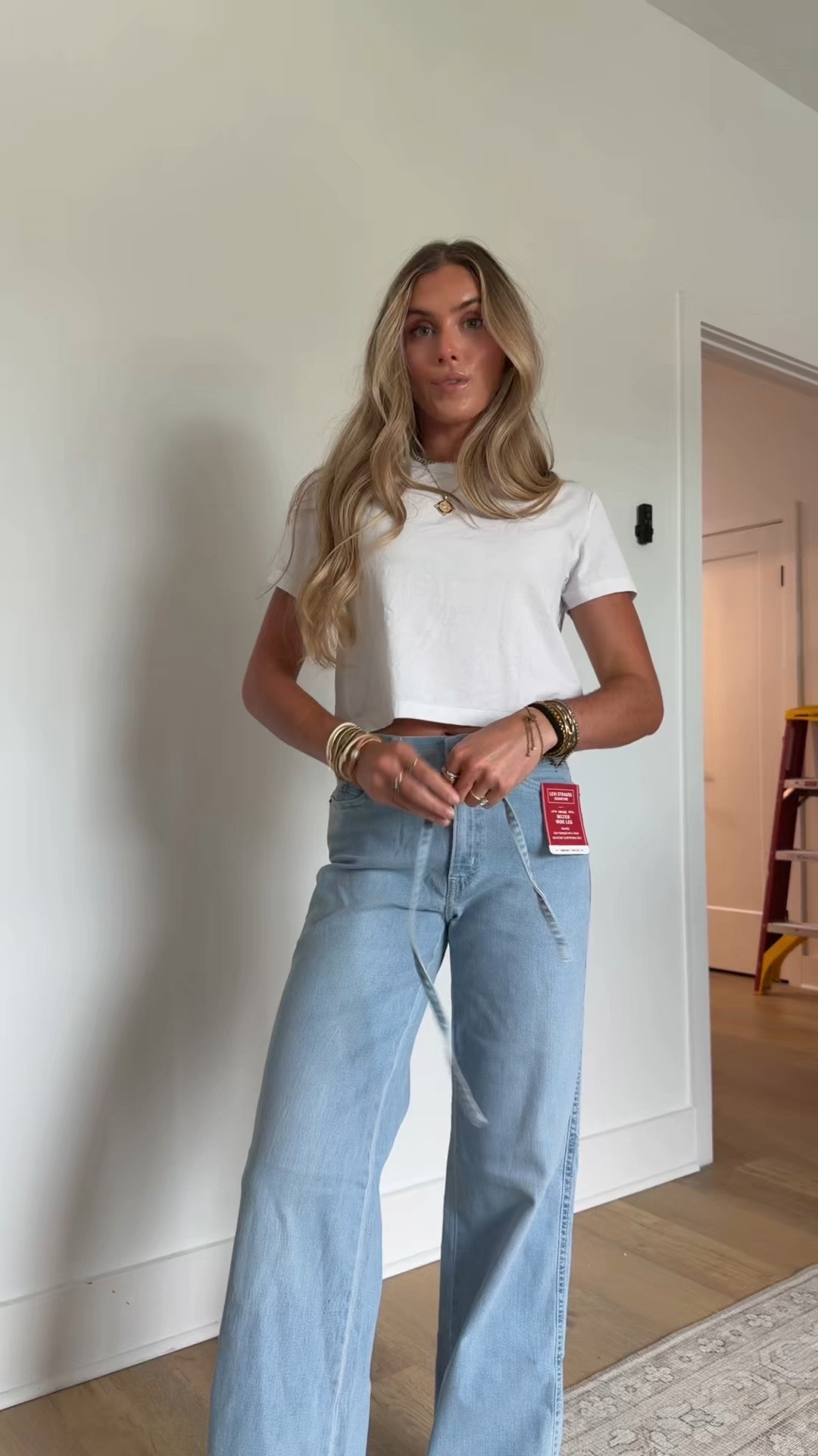 Walmart size 2. Introducing our newest mid-rise jeans in everyone’s favorite wide-leg shape! Made from authentic stretch denim, the Women's Plus Vintage Belted Wide-Leg jeans from Levi Strauss Signature™ have an easy fit through the hip and thigh. The adjustable and removable denim belt adds personality and ensures the perfect fit, every time

#LTKootd #LTKSaleAlert #LTKdayinmylife