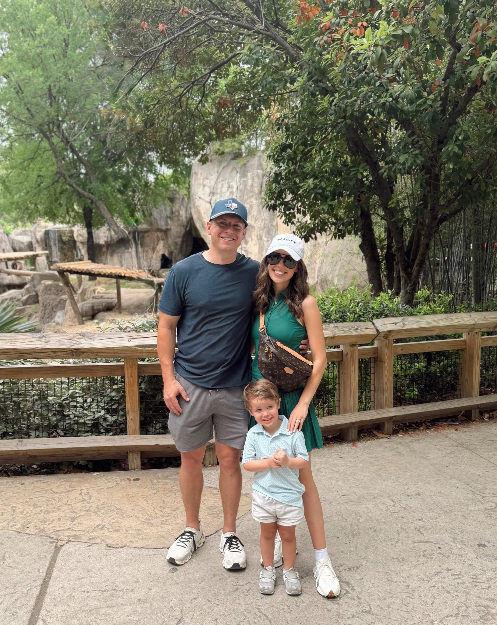 Loved wearing this green set to the zoo!! Fits TTS. Also linked my sneakers — I went up a full size in them!

#LTKFindsUnder50 #LTKActive #LTKSaleAlert