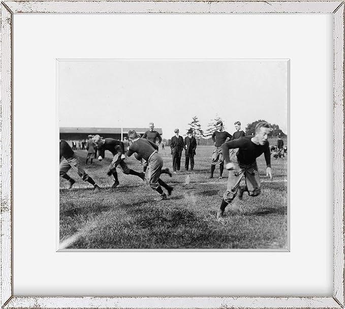 INFINITE PHOTOGRAPHS Early 1900s Photo: Football Practice at Yale | Vintage Black & White Photogr... | Amazon (US)