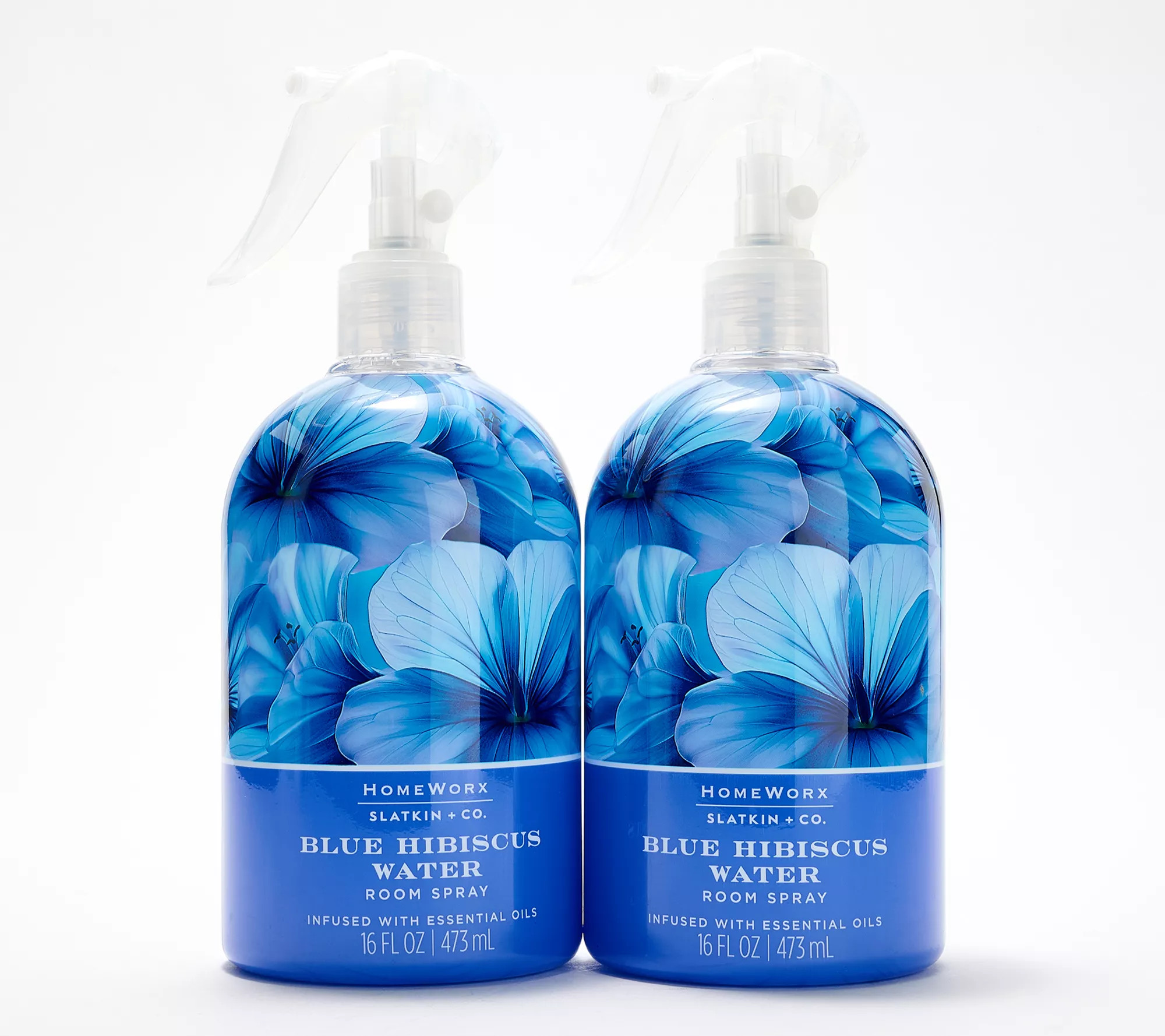 HomeWorx by Slatkin + Co. S/2 16oz Poolside Splash Room Spray - QVC.com | QVC