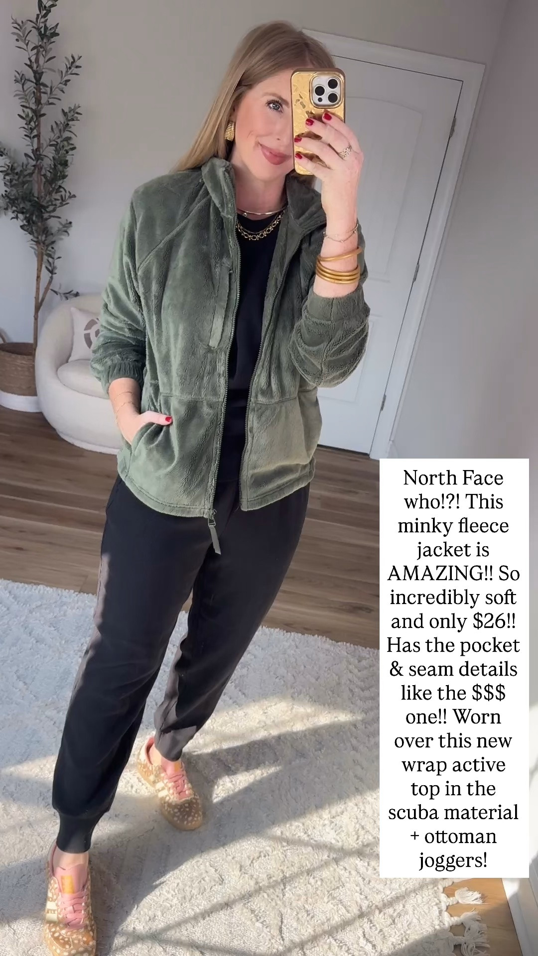 Minky fleece jacket from Walmart

#LTKootd
