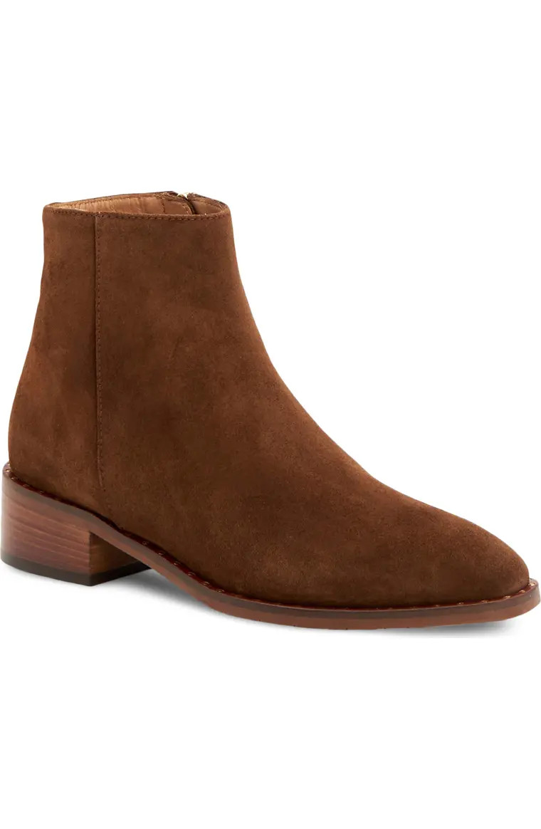 Faelynn Suede Bootie | Nordstrom