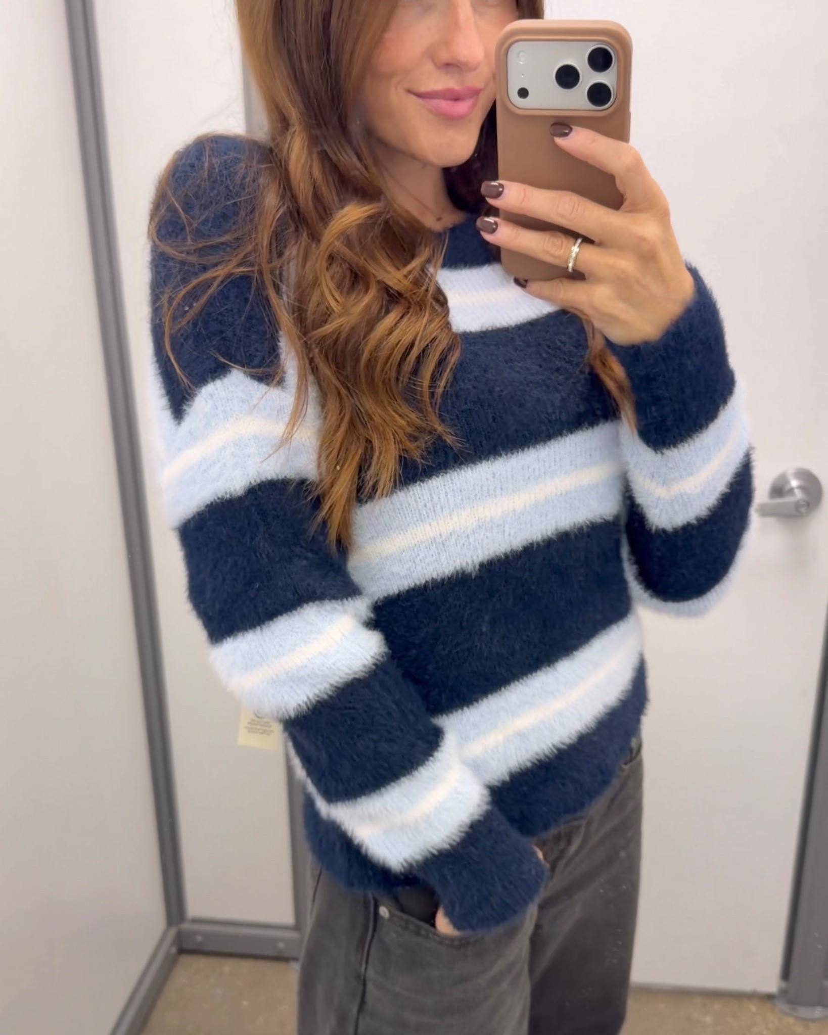 Blue Striped Walmart Sweater