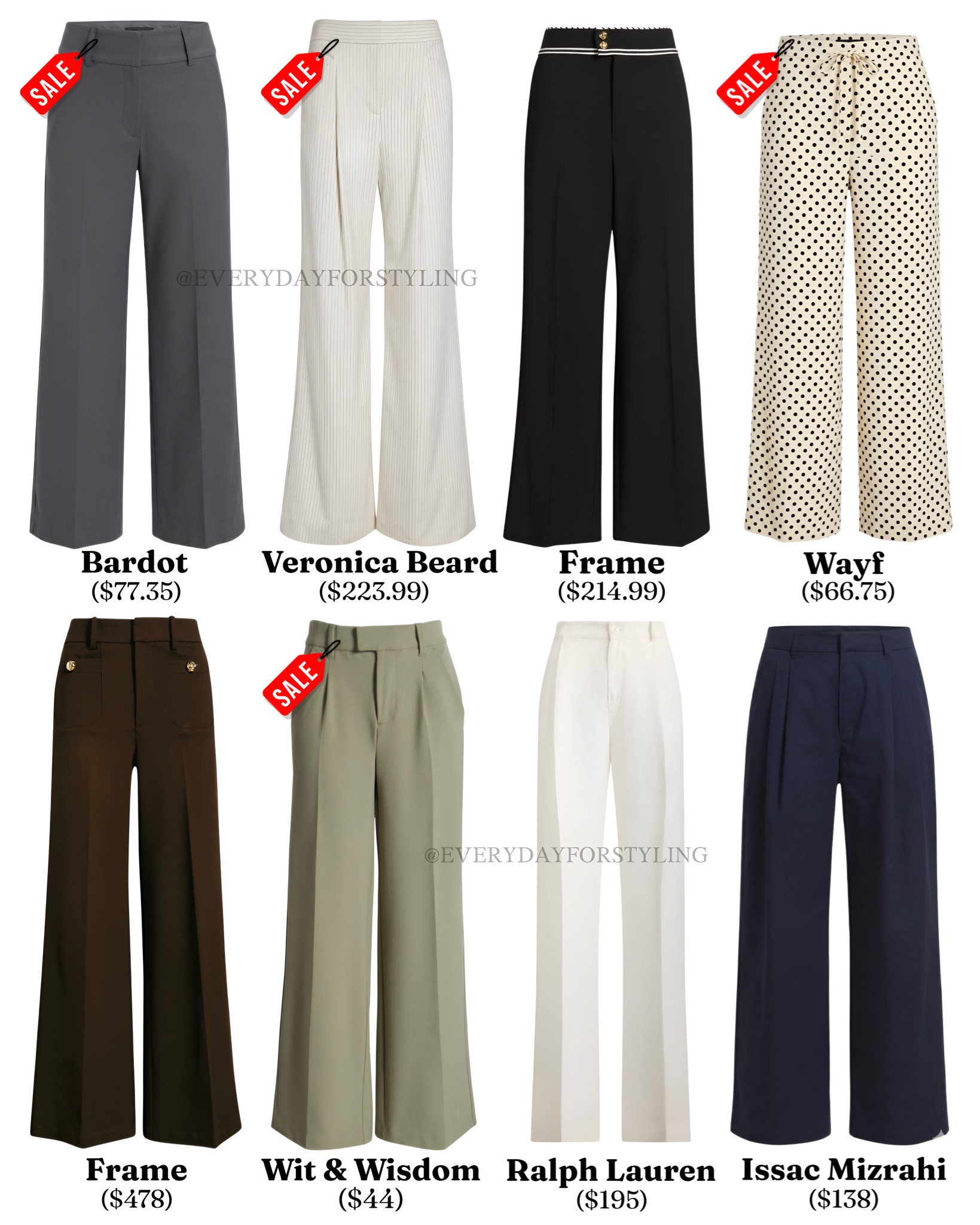Nobody talks about how the right trousers is the single piece that instantly makes every outfit look more expensive, more polished and more put together. And right now several of the best ones are ON SALE‼️🤍 

wide leg trousers women, elevated casual style, smart casual women outfits, quiet luxury outfits, chic everyday outfits, effortless style outfits, affordable luxury fashion, European style fashion, capsule wardrobe essentials, put together outfits women, how to look expensive, wide leg pants outfit, designer trousers women, summer trousers outfit ideas, best wide leg trousers 2026, black pants, khaki pants, white pants, striped pants, brown pants, straight leg pants, wide leg pants, trouser edit women, wide leg pants sale, polished trouser outfits, tailored trousers women, wide leg trousers styling, everydayforstyling

#WideLegTrousersEdit, #TrouserSaleAlert, #AffordablePantsWomen, #WideLegPantsWomen, #TailoredTrouserStyle

#LTKWorkwear #LTKSeasonal #LTKSaleAlert