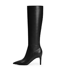 Knee High Boots Women Pointed Toe Tall Boots 3 In Stiletto High Heel Long Boots Side Zipper Dress... | Amazon (US)