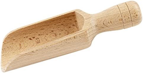 BICB Large Wooden Scoop (5.5 Inches) Natural Beech Wood Scoop for Flour, Bath Salt, Sugar, Cereal... | Amazon (US)