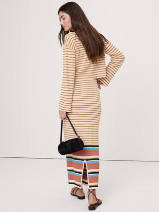 Sculpted Knit Maxi Skirt | Banana Republic (US)