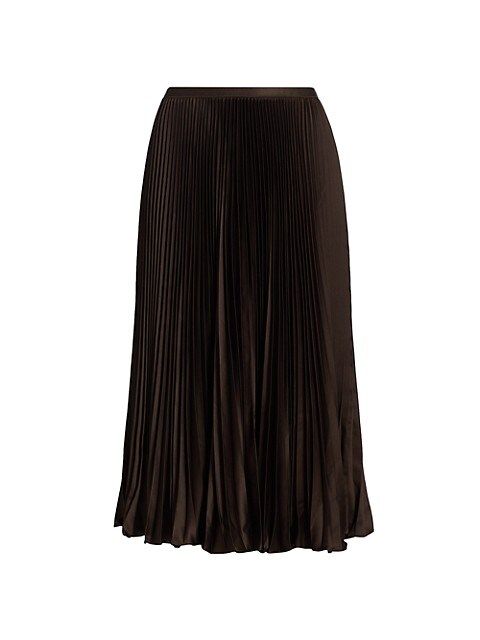Pleated Midi-Skirt | Saks Fifth Avenue