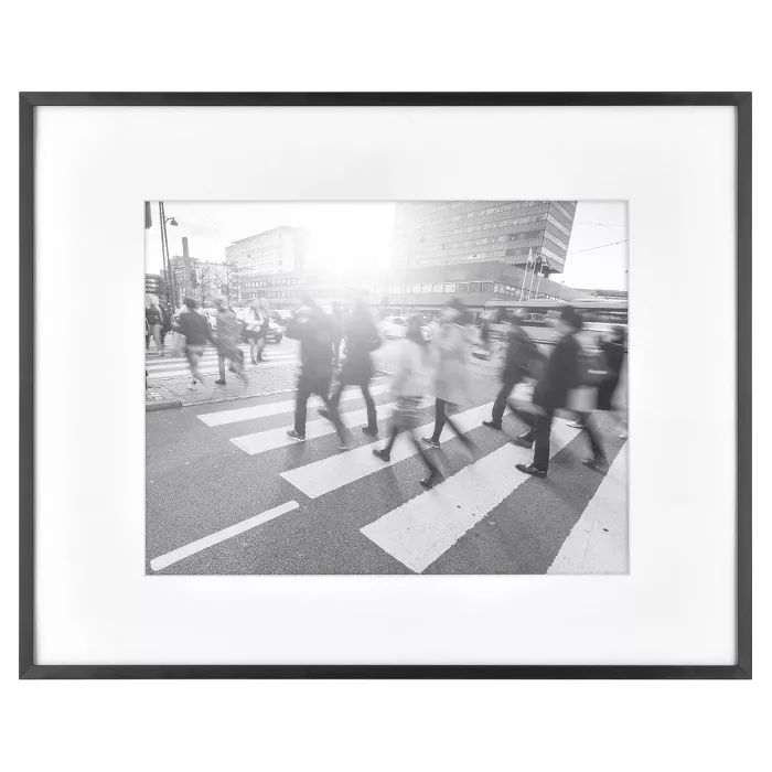 16&#34; x 20&#34; Matted to 11&#34;x14&#34; Thin Gallery Frame Black - Project 62&#8482; | Target