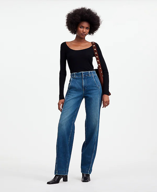 Tapered Denim Trousers | Madewell | Madewell