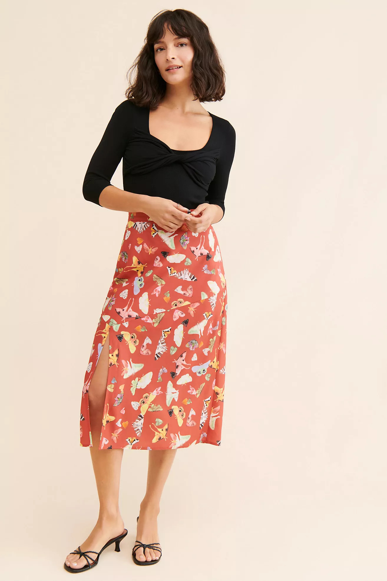 Hutch Butterfly Printed Skirt | Anthropologie (US)