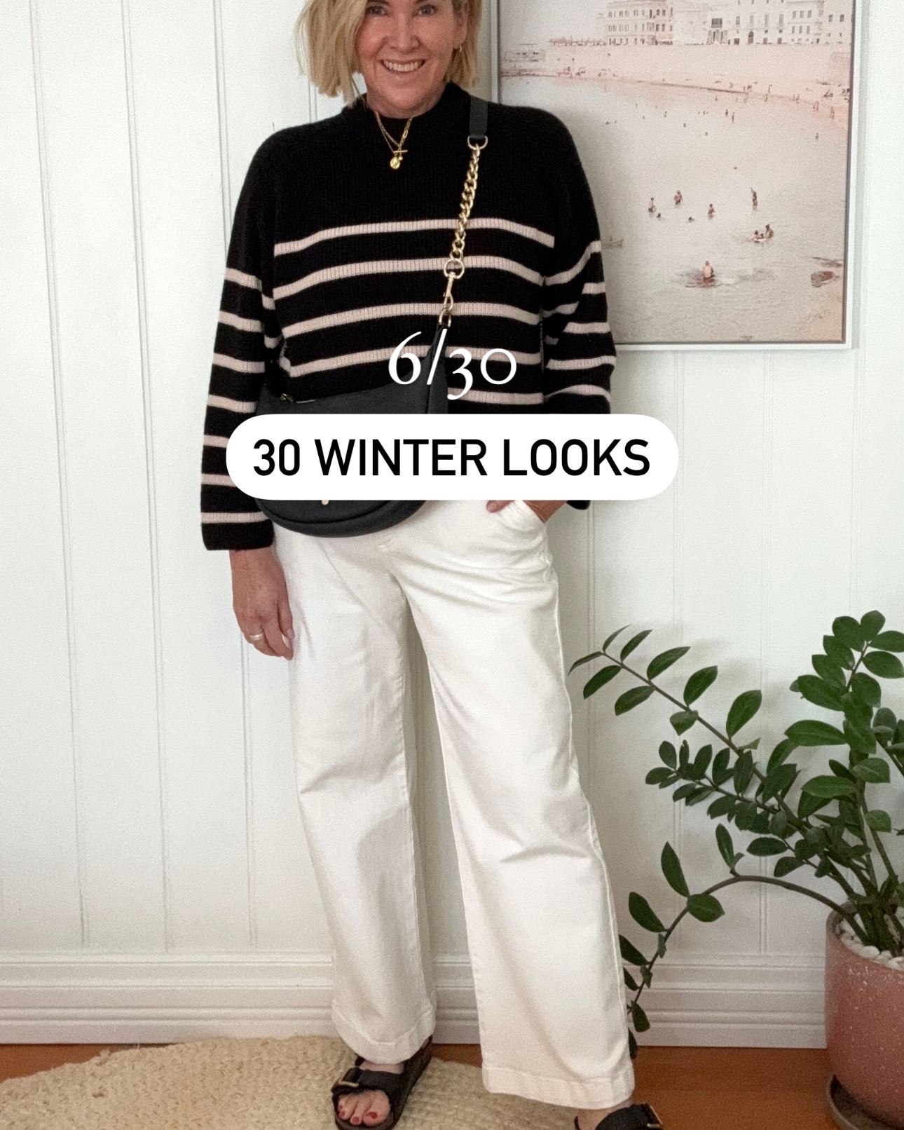  are the same shape Country Road jeans I featured in my recent denim edit (comment Substack if you missed it) but in white. HOWEVER, I have sized up 1//2 a size to 13 to accommodate a slightly different fabric which can affect fit. Watch for this with some black denim pieces too. How good is it that CR offers half-sizes?! 