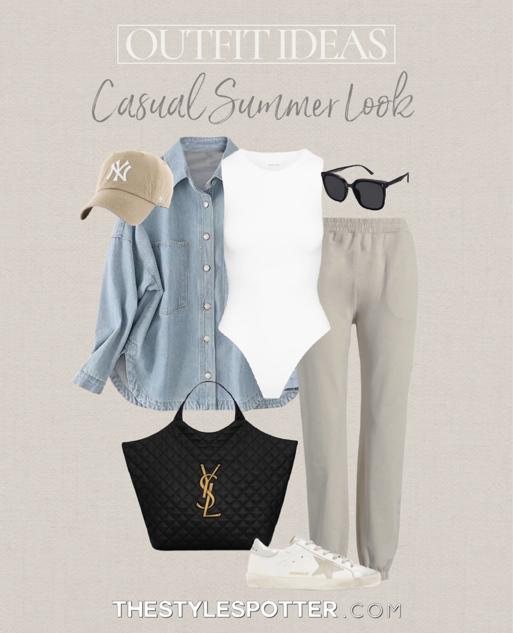 Summer Outfit Ideas 💐 Casual Summer Look
A summer outfit isn’t complete with comfortable essentials and soft colors. These casual looks are both stylish and practical for an easy summer outfit. The look is built of closet essentials that will be useful and versatile in your capsule wardrobe. 
Shop this look 👇🏼 🌈 🌷


#LTKFind #LTKSeasonal #LTKU