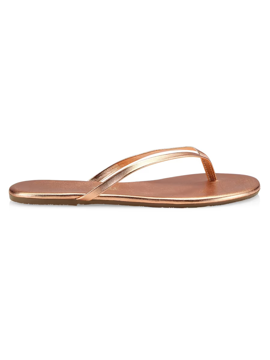 Shadows Metallic Flip Flops | Saks Fifth Avenue