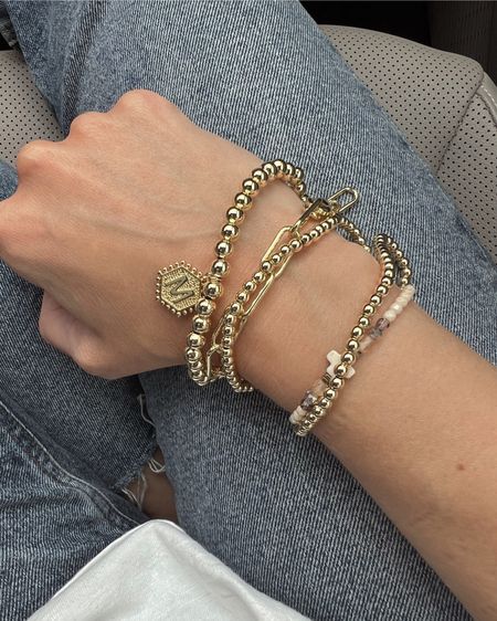 Cute gold bracelets #jewelry

#LTKFindsUnder50