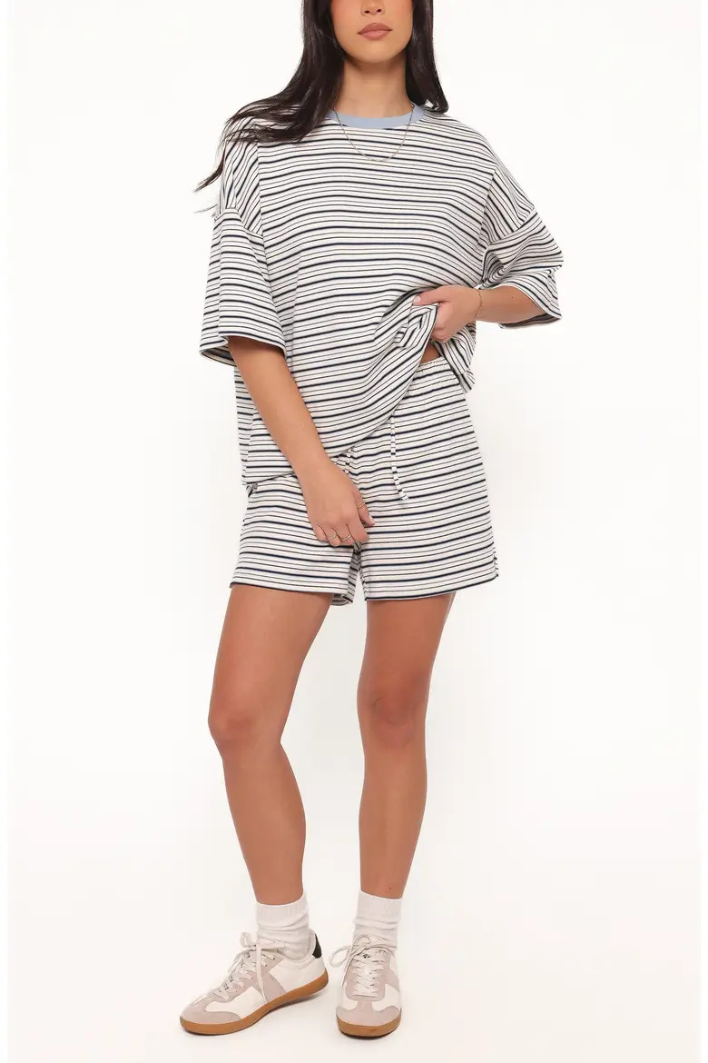 Petal & Pup Hellen Stripe Knit T-Shirt & Shorts Set (Women) | Nordstrom | Nordstrom