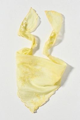By Anthropologie Sheer Floral Hair Scarf | Anthropologie (US)