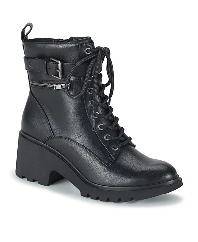 Sugar Women's Oraura Lace-Up Lug Sole Combat Booties - Macy's | Macy's
