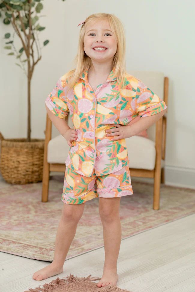 Kid's Good To Get Away In Squeeze The Day Pastel Set | Pink Lily
