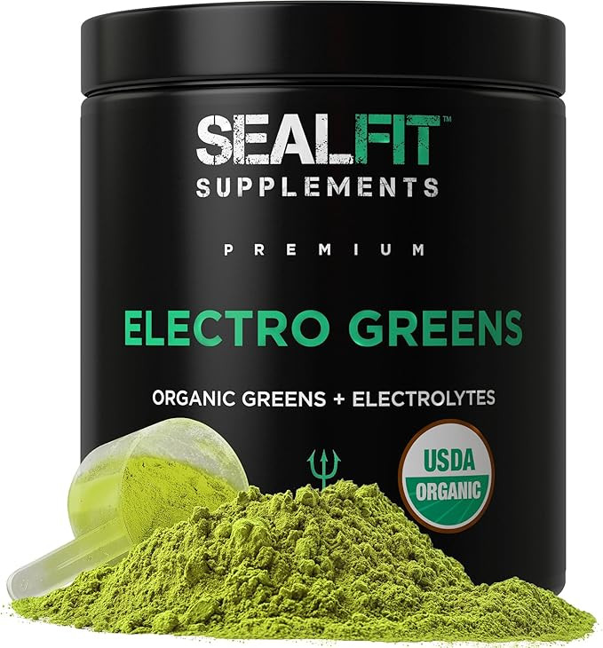 SEALFIT ElectroGreens - Organic Electrolyte Powder with 25+ Greens & Superfoods - Supports Hydrat... | Amazon (US)