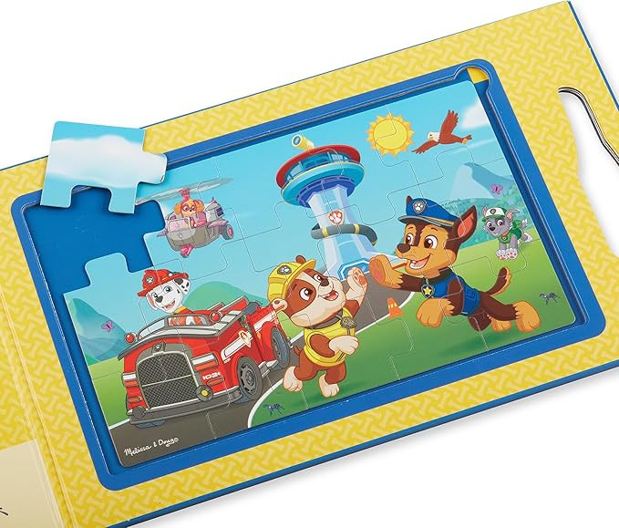 Melissa & Doug PAW Patrol Take-Along Magnetic Jigsaw Puzzles (2 15-Piece Puzzles) - FSC Certified | Amazon (US)