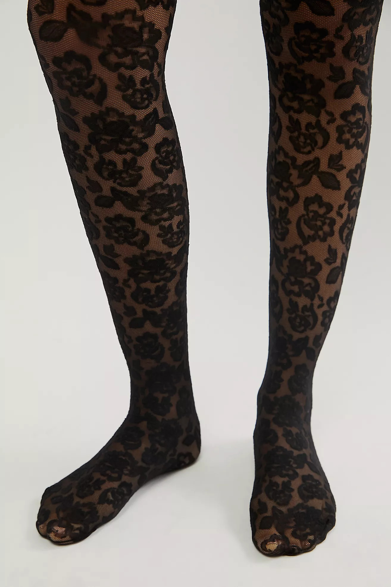 Floral Lace Vine Tights | Free People (UK)