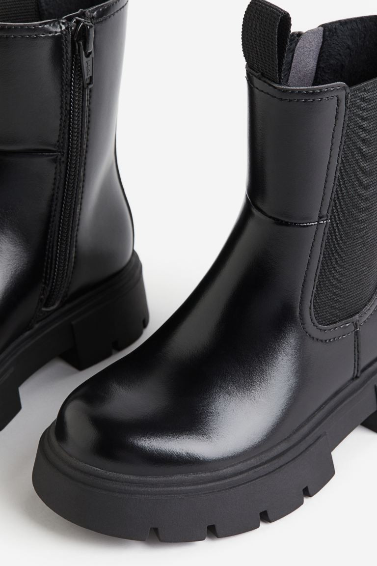 Chunky Chelsea Boots - Black - Kids | H&M US | H&M (US + CA)