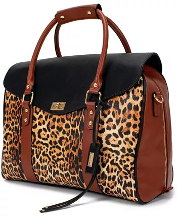 Leopard Travel Tote Weekender Bag | Macy's