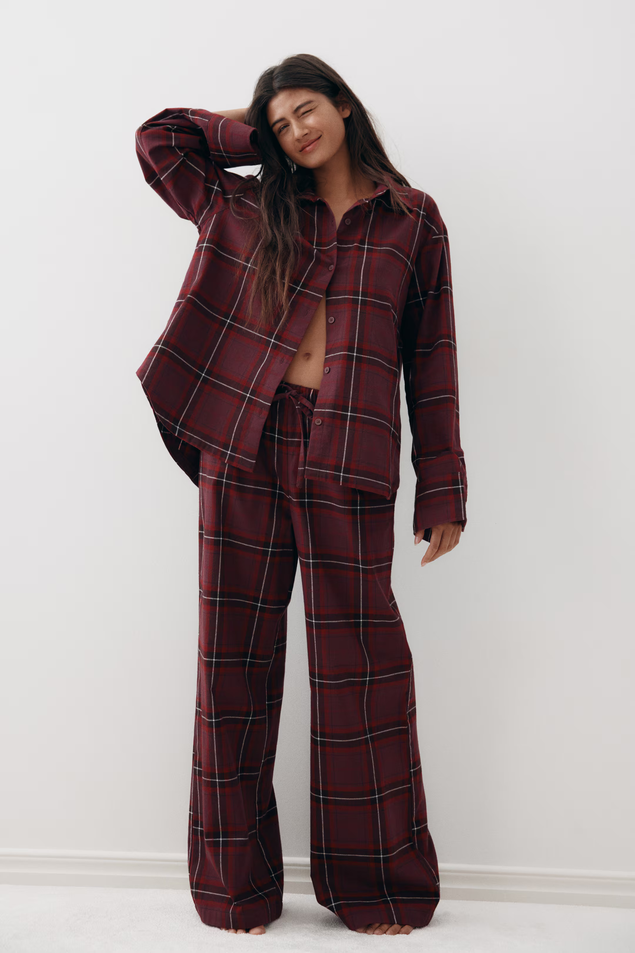 Cotton flannel pyjamas | H&M (UK, MY, IN, SG, PH, TW, HK)