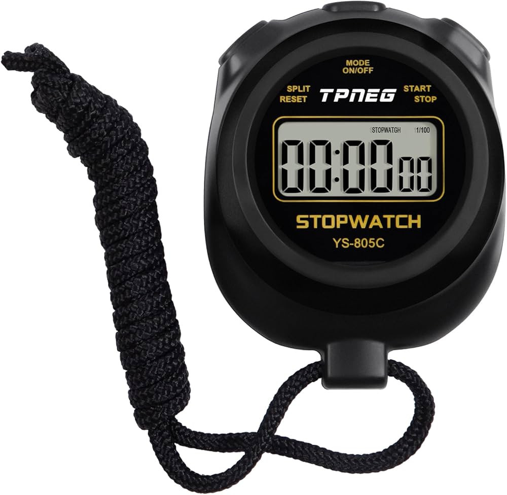 Simple Stopwatch Timer - Easy to Use, Set Up, Read, and Carry - Large Display - On/Off, AAA Batte... | Amazon (US)