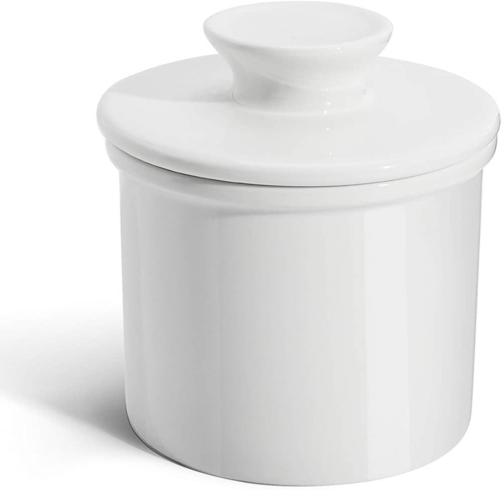 Sweese Butter Dish - Butter Crock for Counter with Water Line for Spreadable Butter - French Butt... | Amazon (US)