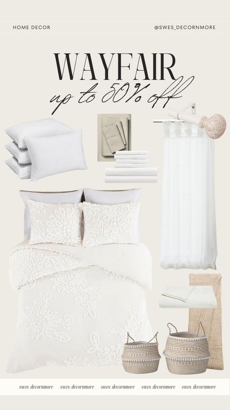 Up to 50% off at Wayfair! This bedding set is so pretty! This is a great time to redo your bedroom decor! 

#LTKSaleAlert #LTKHome #LTKStyleTip