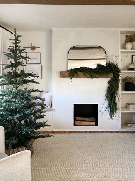 natural fur Christmas tree & rustic mantel  combo - love the natural look!



#LTKhome #LTKstyletip #LTKHoliday
