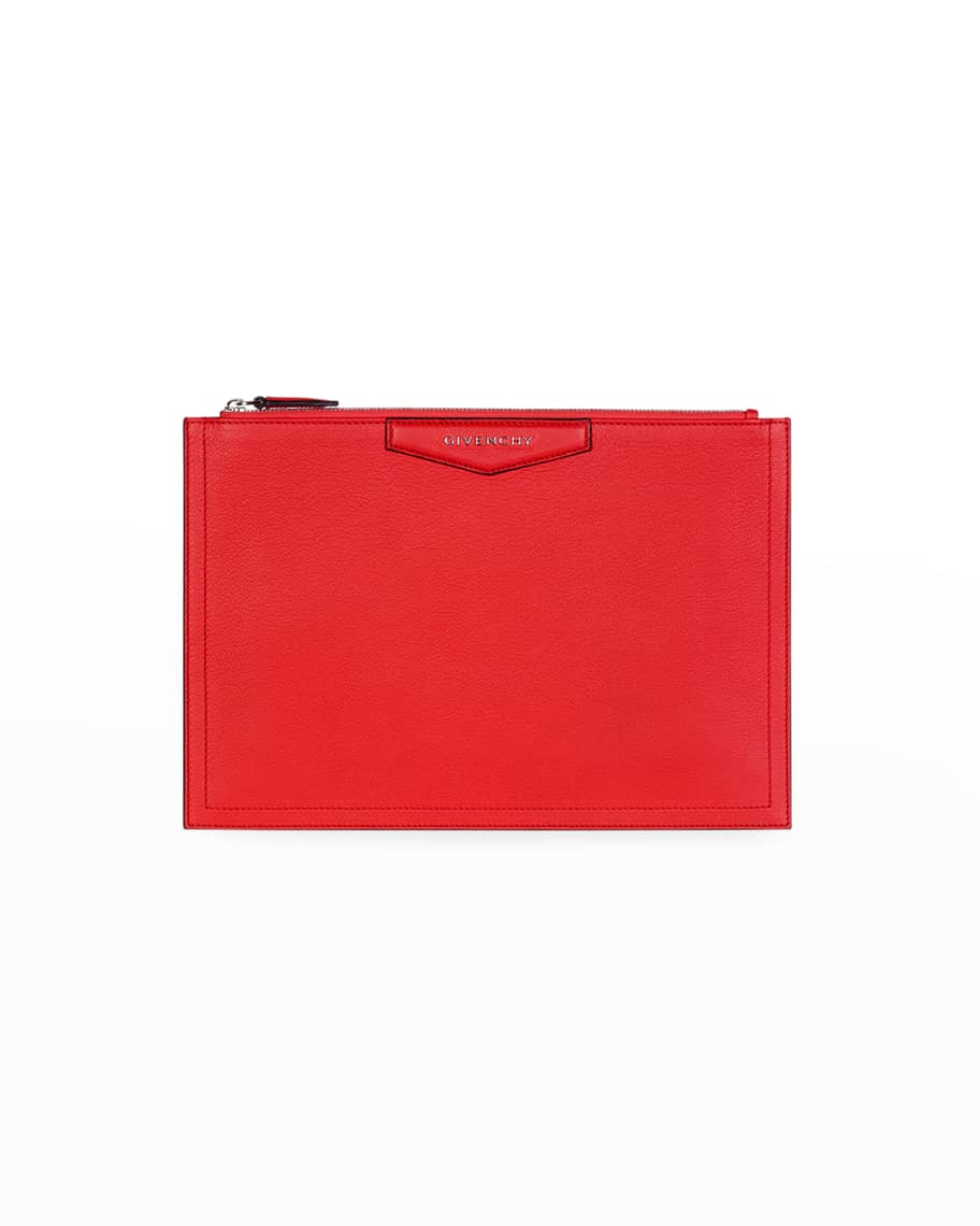 Givenchy Antigona Zip Pouch Clutch Bag | Neiman Marcus