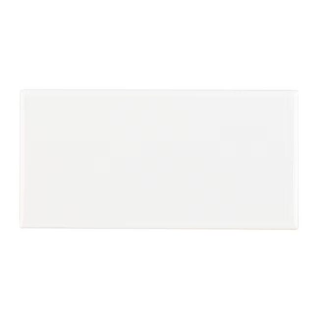 American Olean Color Ways Ice White Gloss 3-in x 6-in Glossy Ceramic Subway Wall Tile (12-sq. ft/... | Lowe's