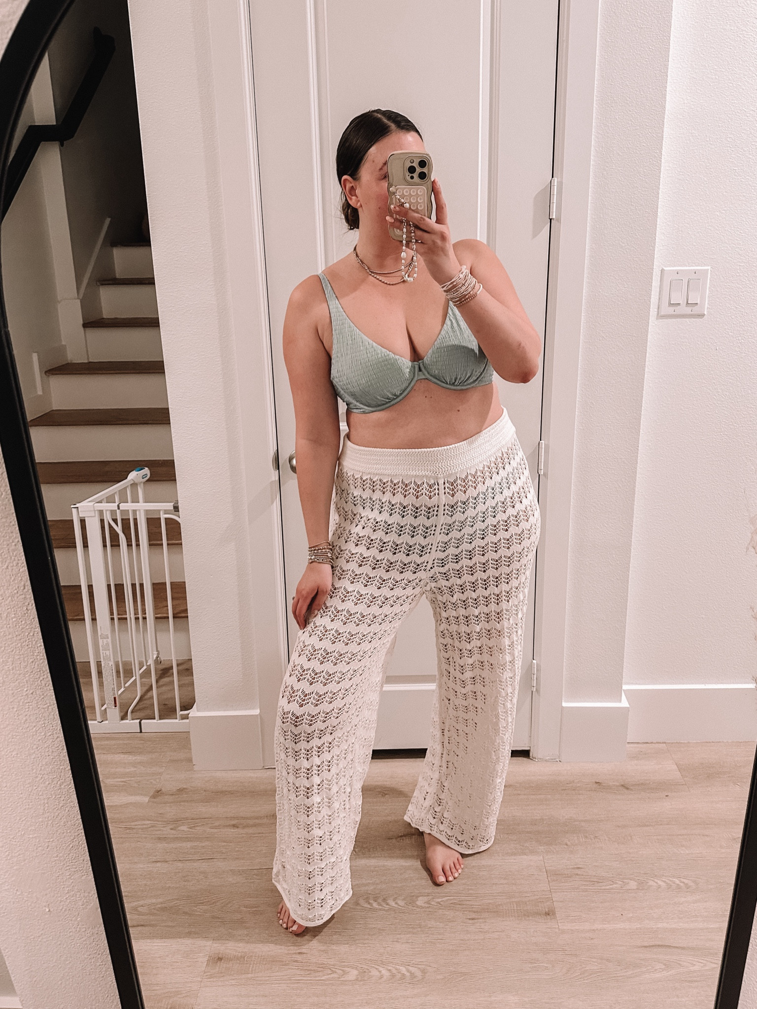 Abercrombie sale - beach vacation outfit coverup - swim - midsize. xl tall in crochet pants! 

#LTKstyletip #LTKsalealert #LTKmidsize