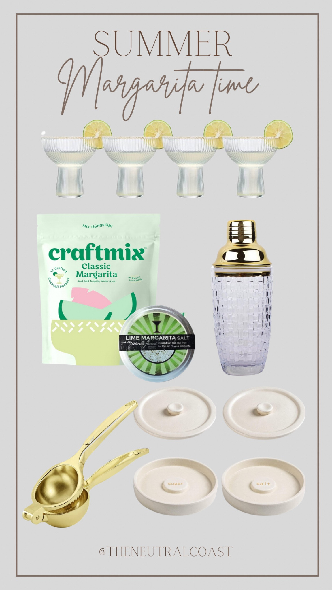 It’s Summer margarita time! 

Amazon finds.  Margaritas. Bar cart essentials.  Shaker. 

#LTKSeasonal #LTKHome #LTKParties