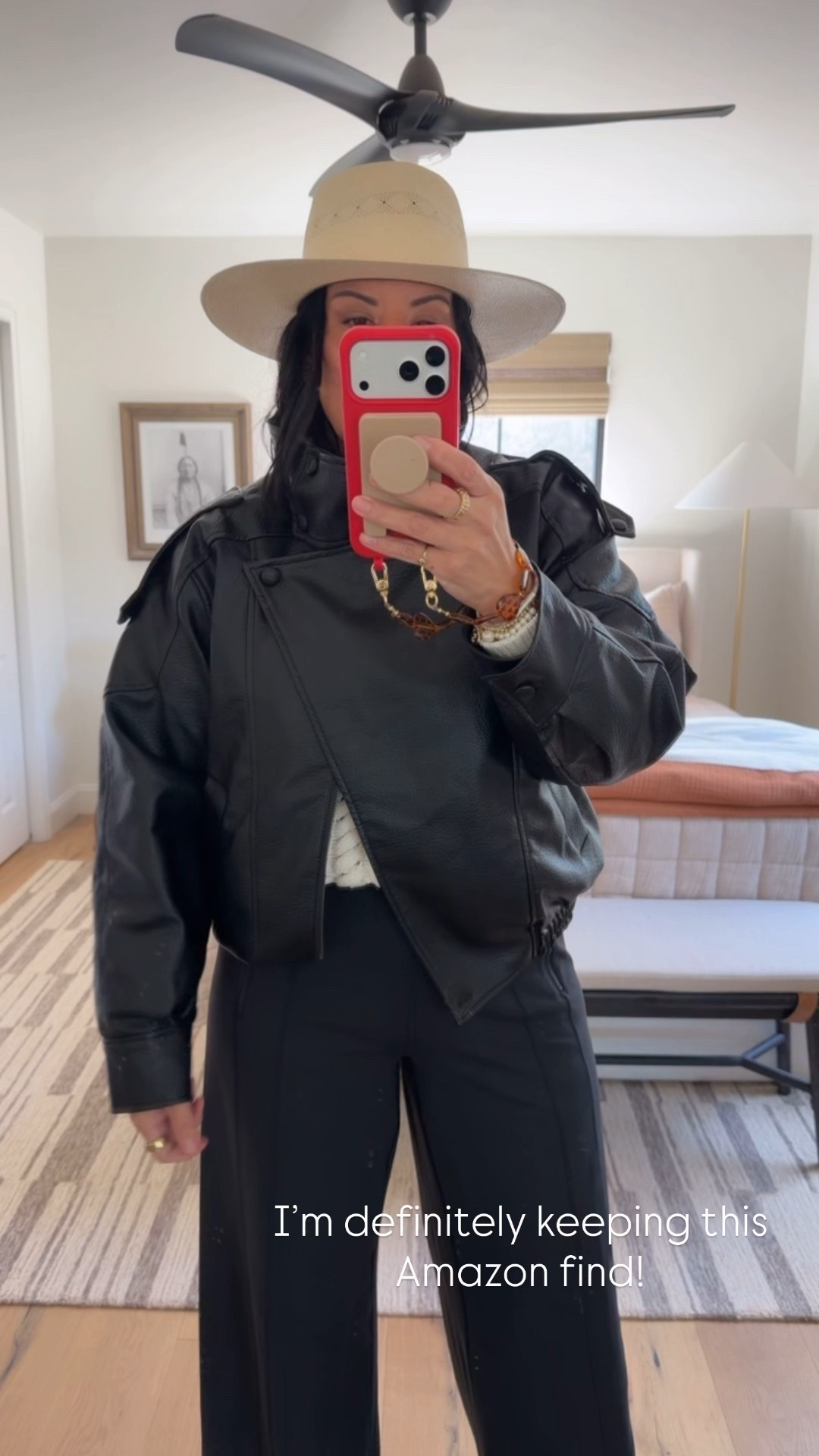 I didn’t want anything too oversized so I sized down to a small and I love the fit! It arrived sooner than expected. Love this Amazon find! 

#LTKootd #LTKOver40 #LTKWorkwear