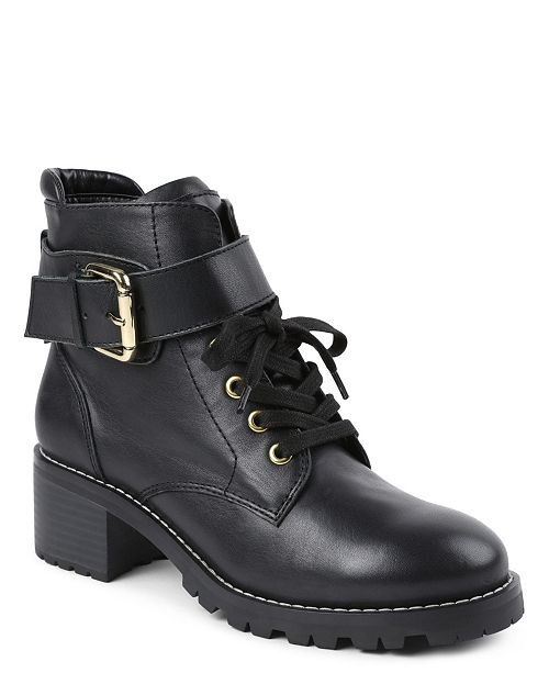 Women's Nubi Lug Sole Combat Bootie | Macys (US)