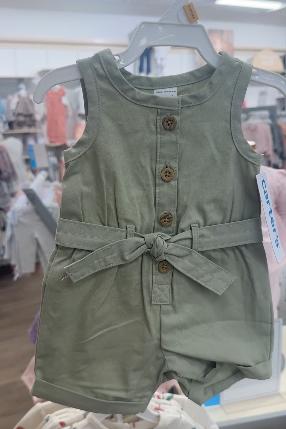 Baby girl green romper. Perfect for spring and summer!

#LTKKids #LTKBaby