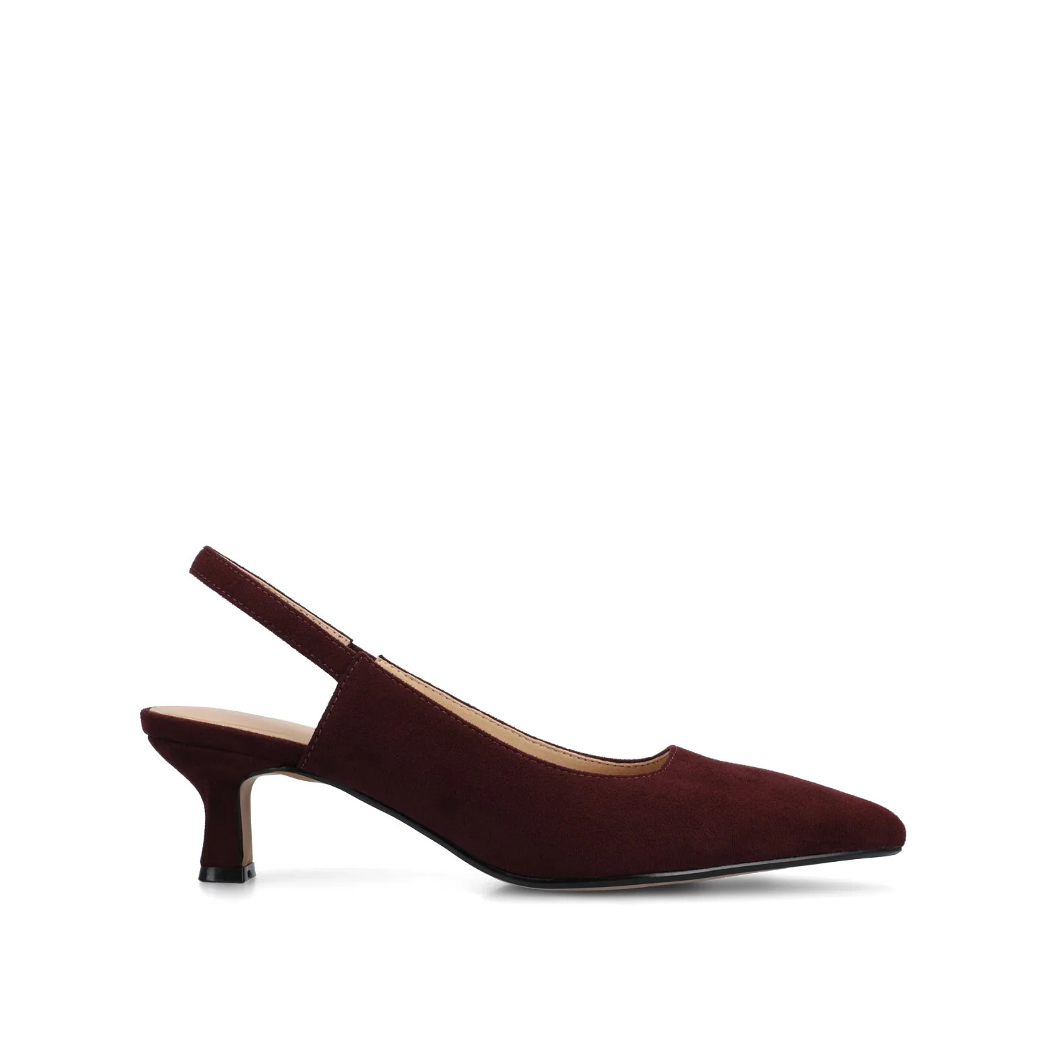 PAULINA SLING BACK PUMPS - Oxblood | Journee Collection
