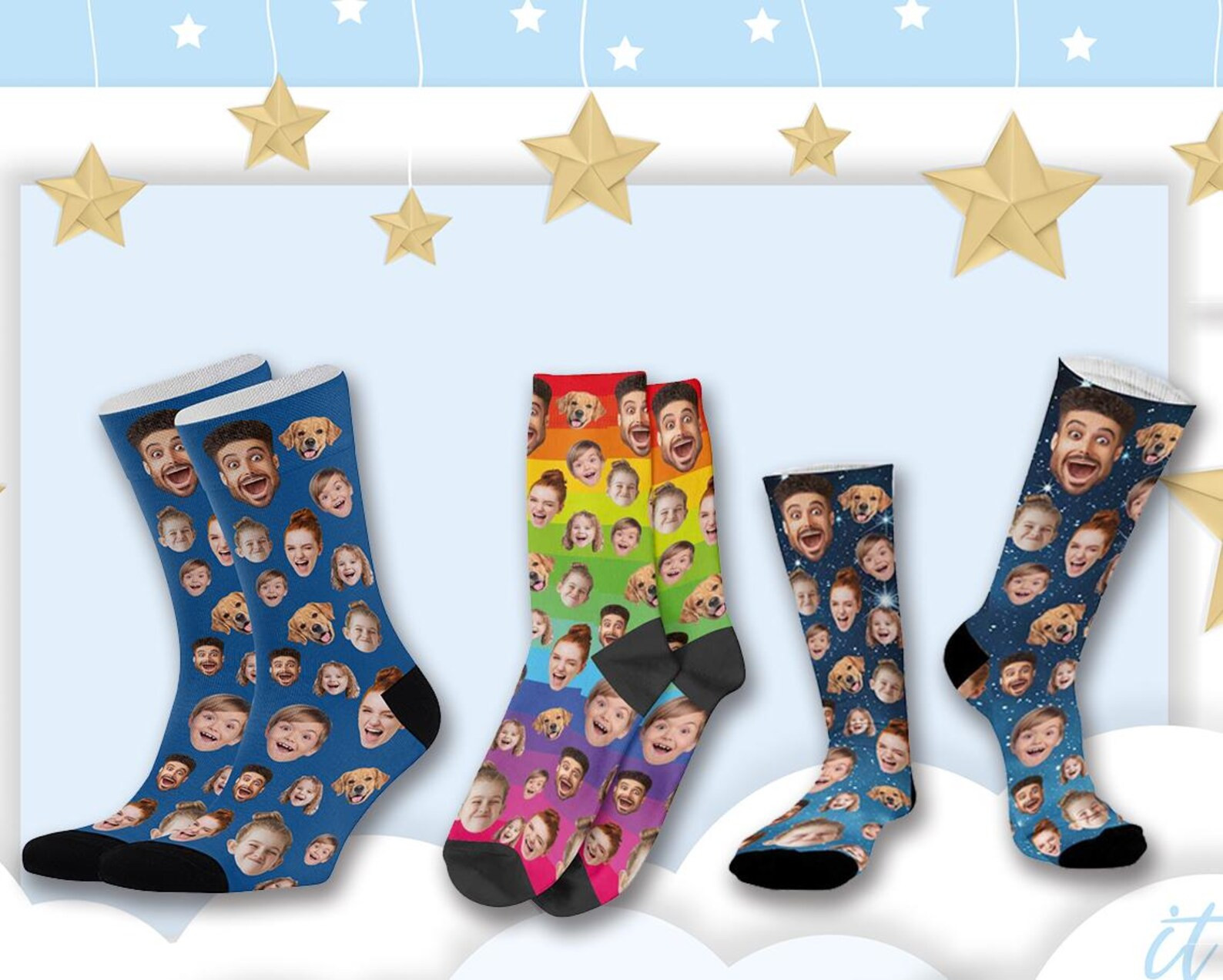 Custom Face Socks,personalized Socks,photo Socks,faces on Socks,personalized Gifts,custom Fathers... | Etsy (US)