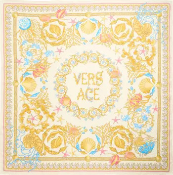 Underwater Barocco Silk Square Scarf | Nordstrom