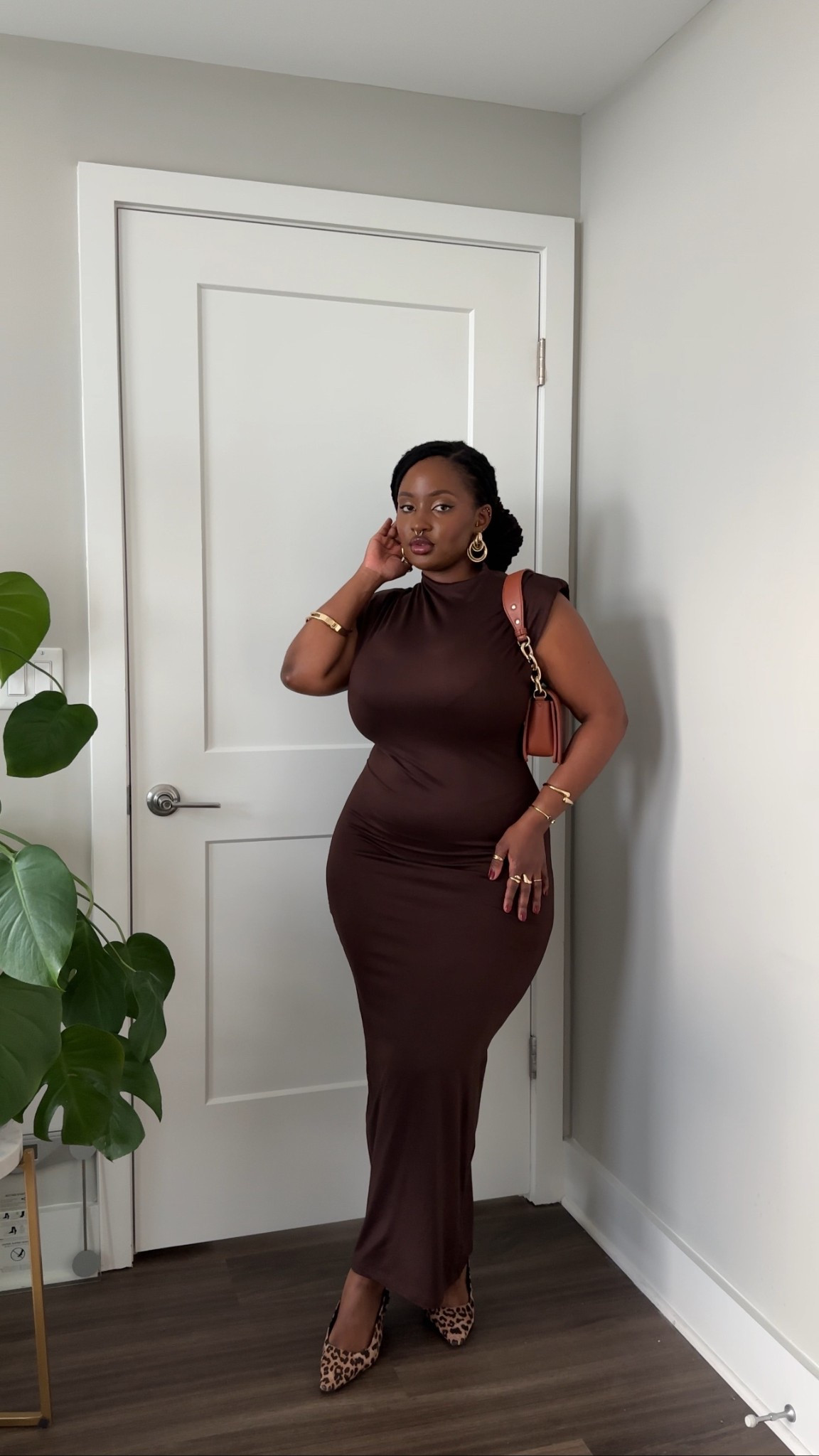 Dinner outfit - love a monochromatic look🤎
Outfit links linked below #dinneroutfit # grwm # ootd

#LTKFindsUnder100 #LTKStyleTip
