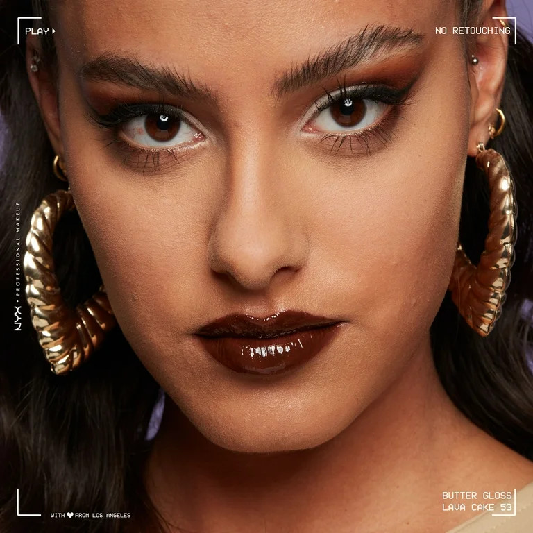 NYX Professional Makeup Butter Gloss, Non-Sticky Lip Gloss, Lava Cake, 0.27 Oz | Walmart (US)