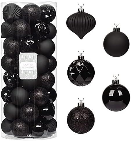 Every Day is Christmas 50ct 57mm/2.24" Christmas Ornaments, Shatterproof Christmas Tree Ornaments Se | Amazon (US)
